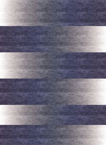 Tappeto contemporaneo - H-INDIGO - TISCA ITALIA - a righe / in lana / in viscosa