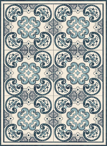 Tappeto contemporaneo - H-TILES - TISCA ITALIA - a motivi / in lana / in viscosa