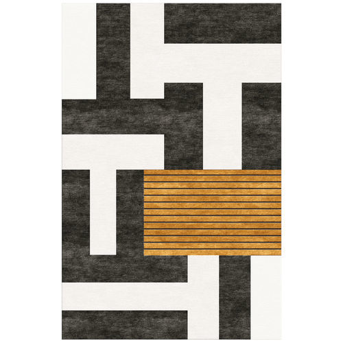 Tappeto contemporaneo - CHUNKY 19 - TISCA ITALIA - a righe / in cotone / in lana della Nuova Zelanda