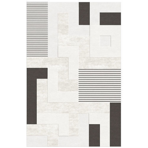 Tappeto contemporaneo - CHUNKY 17 - TISCA ITALIA - a righe / in cotone / in lana della Nuova Zelanda