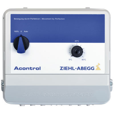 Regolatore di velocità per sistema di ventilazione - ACONTROL - ZIEHL-ABEGG AG - di regolazione / universale