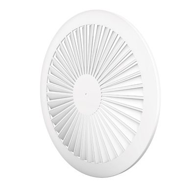 Diffusore d'aria da soffitto - WR400 - GRADA International - rotondo / per soffiaggio e ripresa d'aria
