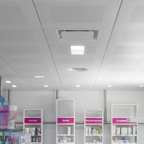 Diffusore d'aria da soffitto - CS400 - GRADA International - quadrato / rettangolare / per soffiaggio e ripresa d'aria