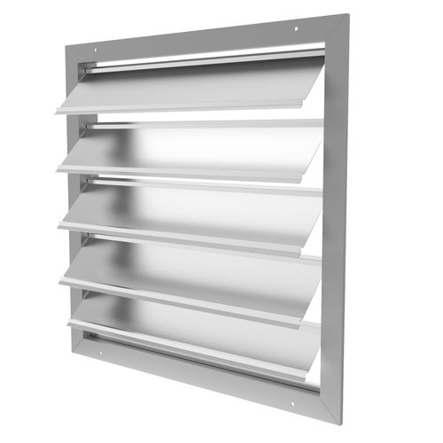 Serranda di areazione in alluminio - VF750 - GRADA International - per scarico di pressione / per edificio