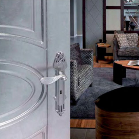 Maniglia per porta - ART DÉCO - Ewins - in metallo / in stile