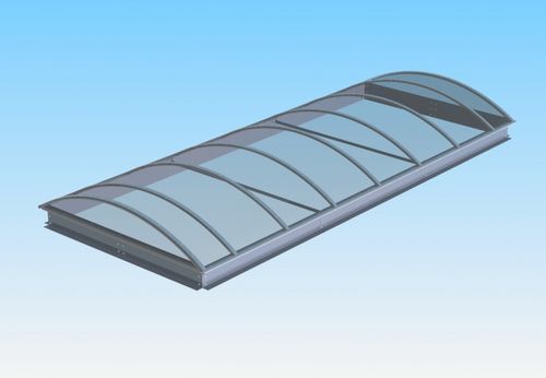 Copertura vetrata fissa - MCR PROLIGHT - Mercor - in metallo