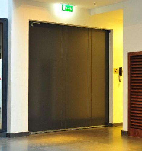 Porta da interno - MCR TLB - Mercor - in acciaio / scorrevole / senza vetri