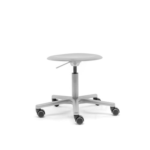 Sgabello contemporaneo - PRO - Flötotto Einrichtungssysteme GmbH - in polipropilene / con supporto in alluminio / con rotelle