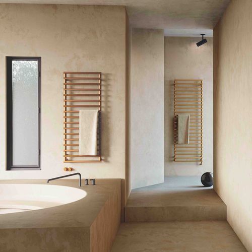 Scaldasalviette ad acqua calda - SMART 25 - TUBES - elettrico / contemporaneo / in acciaio