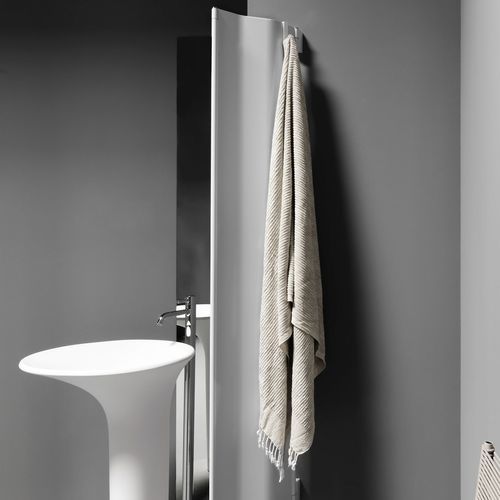 Servomuto da parete contemporaneo - ORIGAMI - TUBES - in cromo / individuale / da bagno