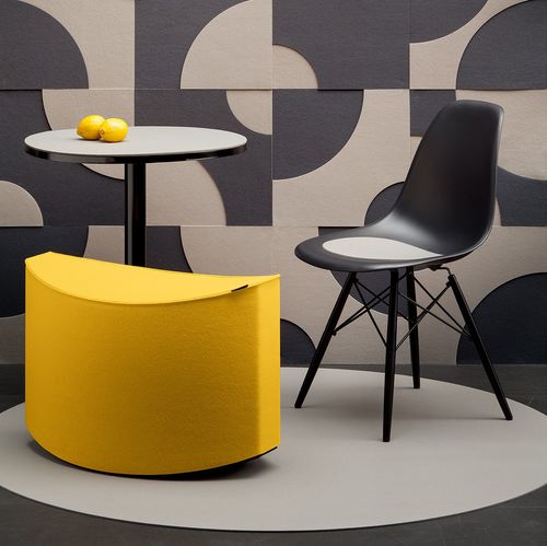 Pouf contemporaneo - Enno - Hey Sign - in lana / in feltro / altre forme