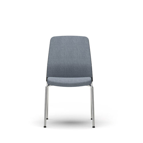 Sedia visitatore contemporanea - BUDDYIS3 - Interstuhl Büromöbel GmbH & Co. KG - da interno / in pelle / in tessuto