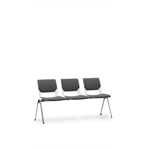 Seduta su barra in plastica - VLEGSIS3 - Interstuhl Büromöbel GmbH & Co. KG - 2 posti / 3 posti / da interno