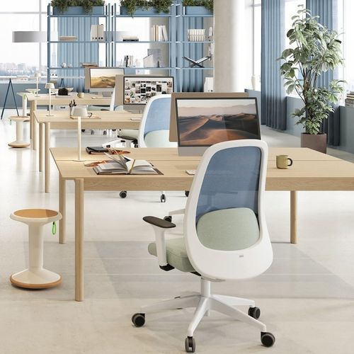 Sedia da ufficio contemporanea - HEJIS3 - Interstuhl Büromöbel GmbH & Co. KG - da interno / in tessuto / con supporto in metallo