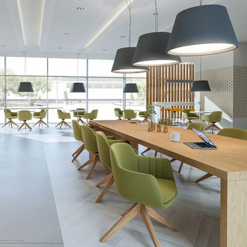 Poltrona da ufficio contemporanea - LEMONIS5 - Interstuhl Büromöbel GmbH & Co. KG - in pelle / in tessuto / in alluminio