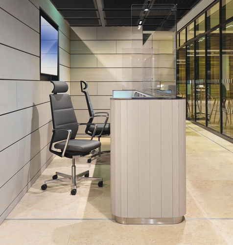 Sedia da ufficio contemporanea - São Paulo - Kusch & Co - da interno / in tessuto / in pelle