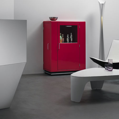 Mobile bar contract - KB 323 - Müller - in stile / in metallo / in vetro
