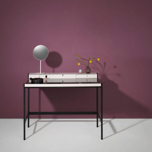 Tavolo contemporaneo - PS 20 - Müller - in cromo / in vetro / in cristallo
