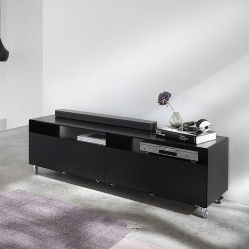Credenza contemporanea - R 110 - Müller - in cromo / mobile / con rotelle