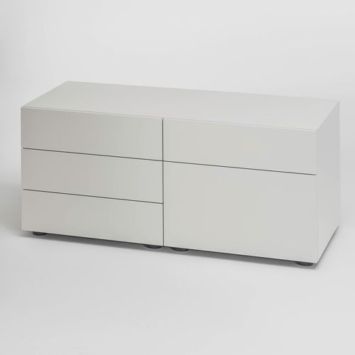 Armadio classificatore basso - UPSITE - Renz - impiallacciato in legno / in laminato / con cassetti