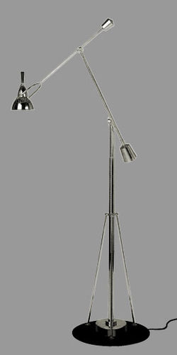 Lampada da terra - EB 27 STL - Tecnolumen - in alluminio / in ottone / in legno