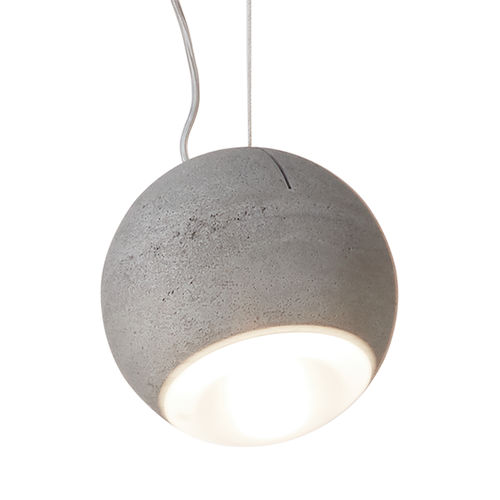 Lampada a sospensione - TRABANT 1   TRABANT 2 - Tecnolumen - in filo metallico / in vetro / in calcestruzzo