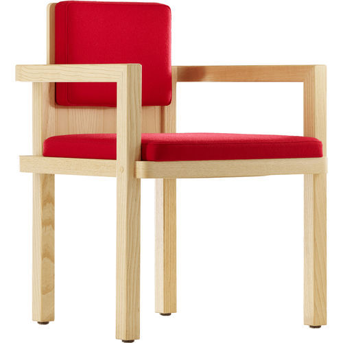 Poltrona design Bauhaus - D51 - Tecta - in tessuto / in pelle / in legno