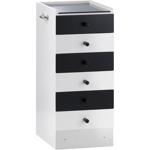 Cassettiera design Bauhaus - S41 - Tecta - in legno laccato / in acciaio / di Marcel Breuer