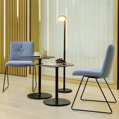 Sedia contemporanea - BATCH - Wiesner Hager - da interno / in feltro / con supporto in metallo