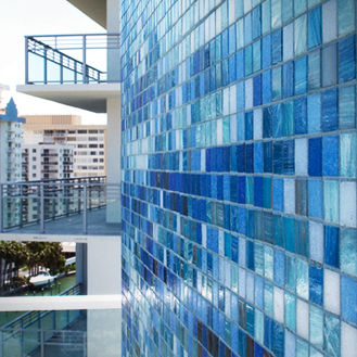Mosaico in vetro - VITREO 131 - Trend - testurizzato / da esterno / da parete