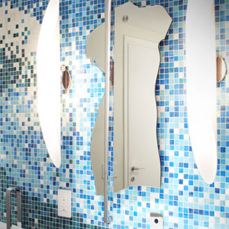 Mosaico in vetro - BRILLANTE 240 - Trend - testurizzato / da interno / da parete