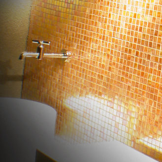 Mosaico in vetro - SHINING 822 - Trend - metallizzato / da interno / da parete