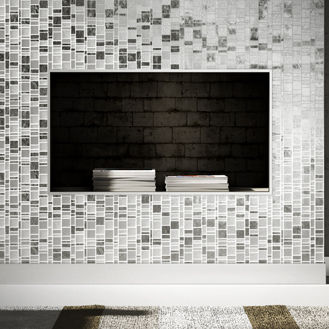 Mosaico in vetro - LIBERTY DIAMOND - Trend - levigato / da interno / da parete