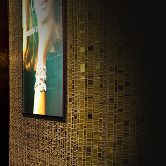 Mosaico in vetro - LIBERTY TOPAZ - Trend - metallizzato / da interno / da bagno