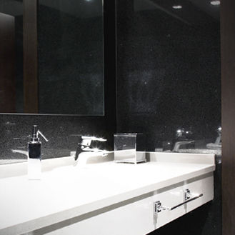 Piastrella in terrazzo - BLACK DIAMOND - Trend - levigata / da bagno / da parete
