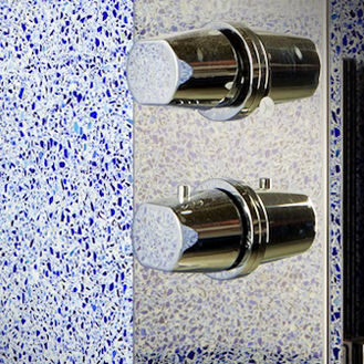 Piastrella in terrazzo - BLUE DREAM - Trend - levigata / da interno / da parete