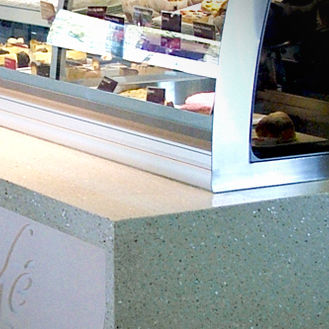 Piastrella in terrazzo - PERLA BIANCA - Trend - levigata / da interno / da parete