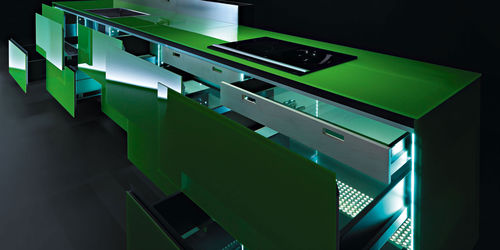Mobile da cucina per uso residenziale - Invitrum  - VALCUCINE