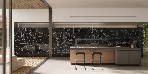 Mobile da cucina per uso residenziale - LOGICA CELATA - VALCUCINE