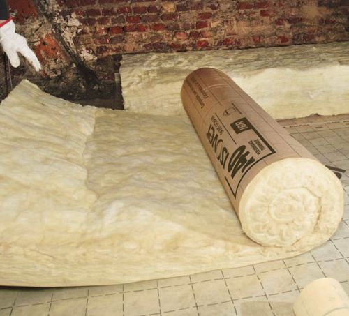 Isolante termo-acustico - IBR Revêtu Kraft - ISOVER SAINT-GOBAIN - in lana di vetro / in rotoli / per interni
