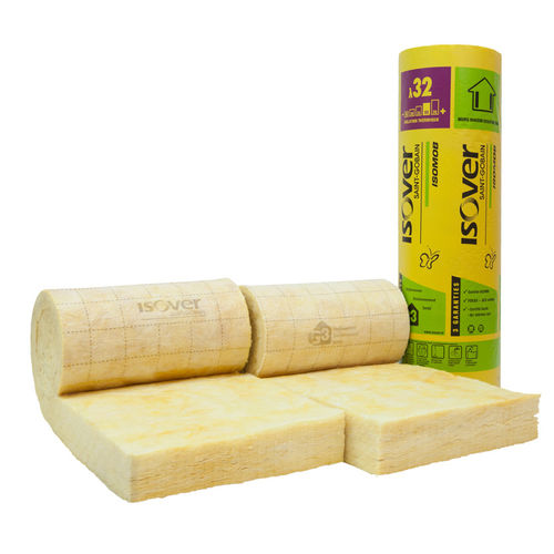 Isolante termo-acustico - Isomob 32R - ISOVER SAINT-GOBAIN - in lana di vetro / in rotoli / per interni