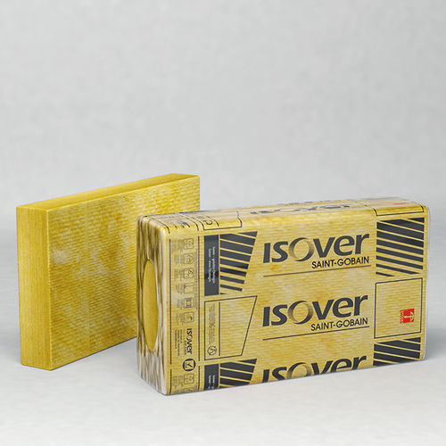 Isolante termo-acustico - ISOCOMPACT - ISOVER SAINT-GOBAIN - in lana di vetro / in pannelli / per esterni