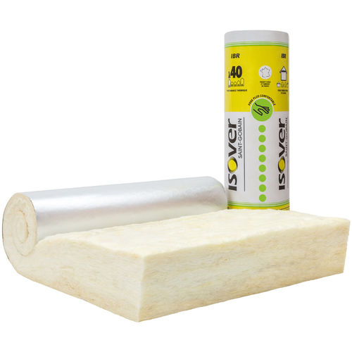 Isolante termo-acustico - IBR Revêtu Alu - ISOVER SAINT-GOBAIN - in lana di vetro / in rotoli / per interni