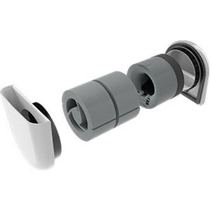 Lastra di ventilazione a muro - X-WELL® ALD12 - KERMI - in plastica / quadrata