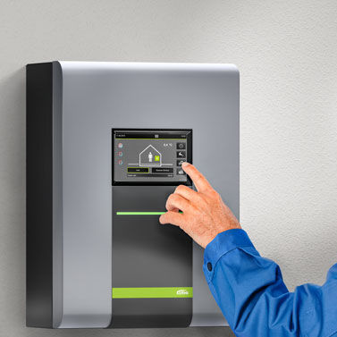 Unità di controllo per ventilazione - X-CENTER - KERMI - con monitor / di umidità / di temperatura