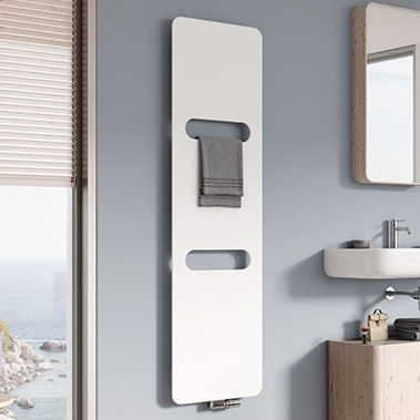Scaldasalviette ad acqua calda - FINEO® - KERMI - 501 w...750 w / 751 w...1000 w / contemporaneo