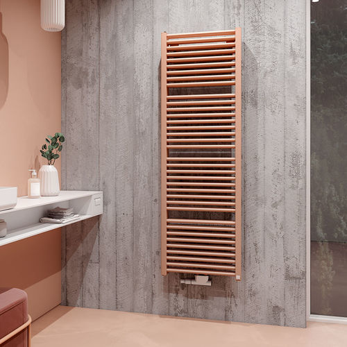 Scaldasalviette elettrico - DUETT® - KERMI - contemporaneo / in metallo / bianco