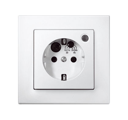 Presa di corrente - M-SMART - Merten GmbH - da parete / contemporanea / bianca