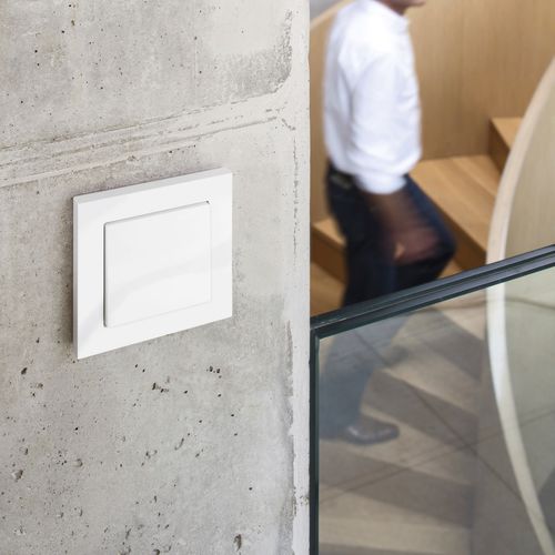 Interruttore intelligente - M-PURE - Merten GmbH - a pulsante / tattile / elettronico