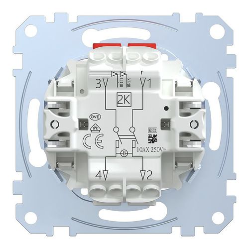 Interruttore a bascula - MEG3102-0000 - Merten GmbH - elettromeccanico / ad incasso / contemporaneo